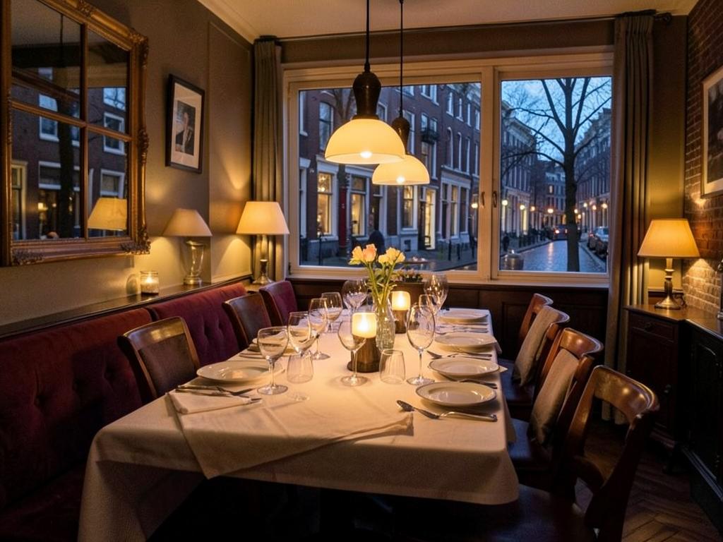 Besloten dinertafel met kaarslicht tijdens een TIEN Table